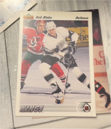 1991-92 Upper Deck #148 Rob Blake — front