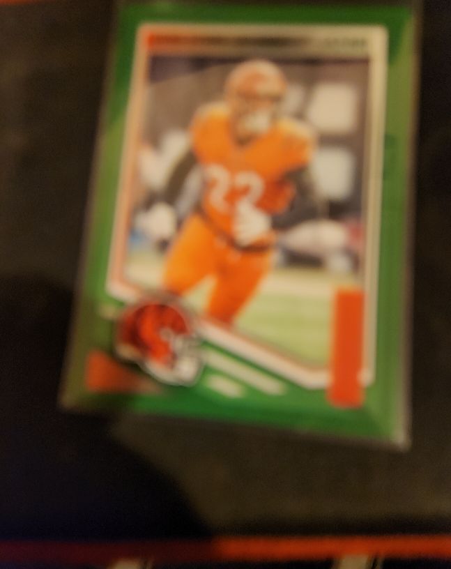 2025 Panini Score Football #255 Jerome Ford SP Auto Signed Cleveland Browns Card — front
