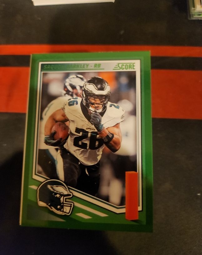 2025 Panini Score #61 Saquon Barkley — front