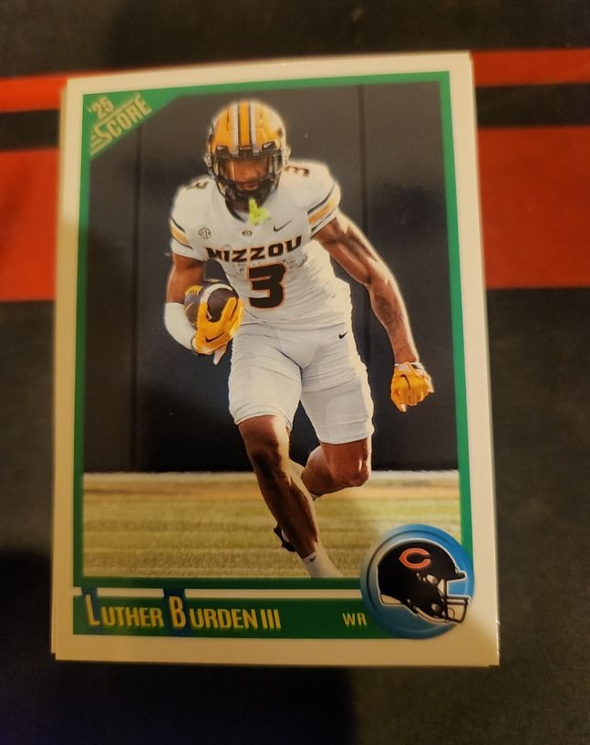 2025 Panini Score Football #6 Luther Burden III Anniversary Rookie Card — front