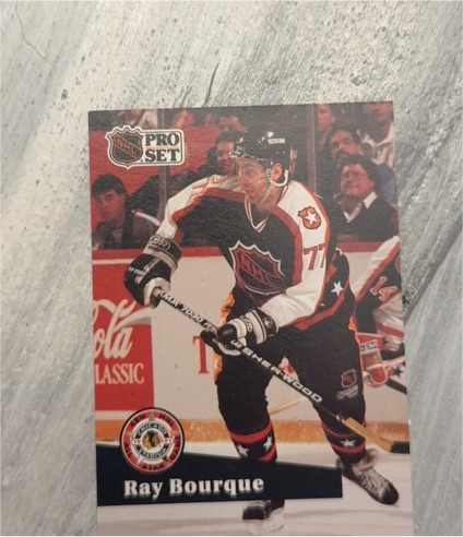 1991-92 Pro Set #296 Ray Bourque — front