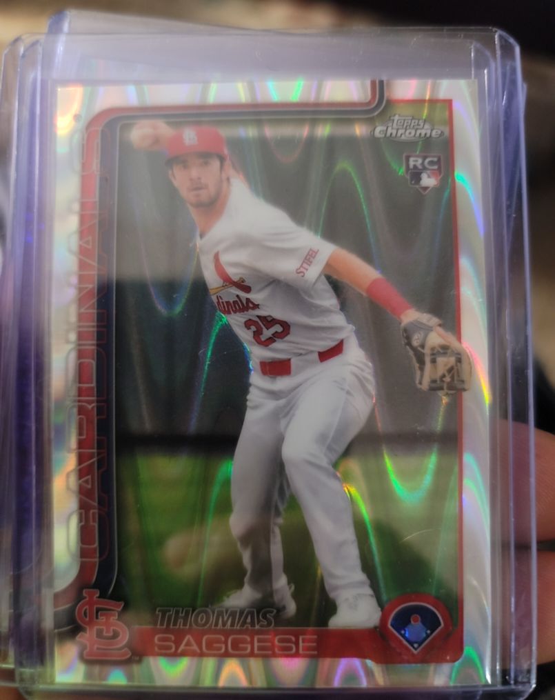 2025 Topps Chrome #87 Thomas Saggese — front