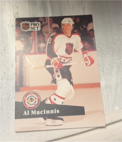 1991-92 Pro Set #275 Al MacInnis — front