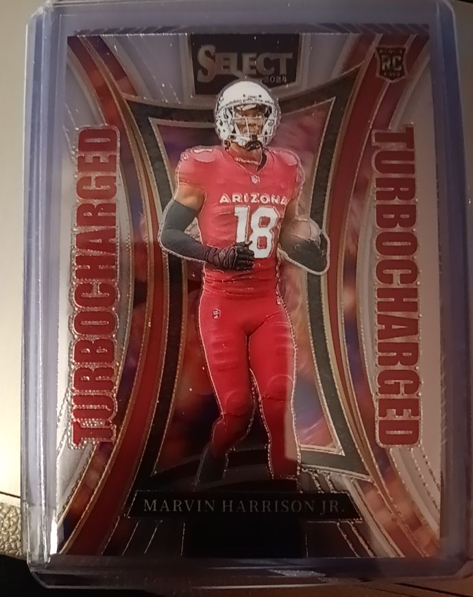 2024 Panini Select #2 Marvin Harrison Jr. Turbocharged — front