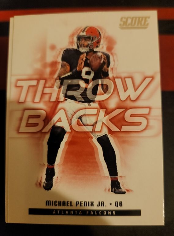 2025 Panini Score Throwbacks #13 Michael Penix Jr. — front
