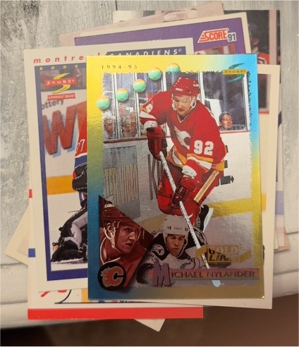 1994-95 Score Gold Line #59 Michael Nylander — front