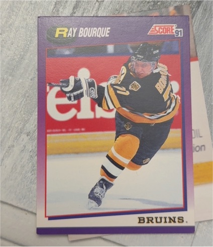 1991-92 Score American #50 Ray Bourque — front