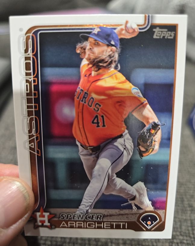 2025 Topps #522 Spencer Arrighetti — front