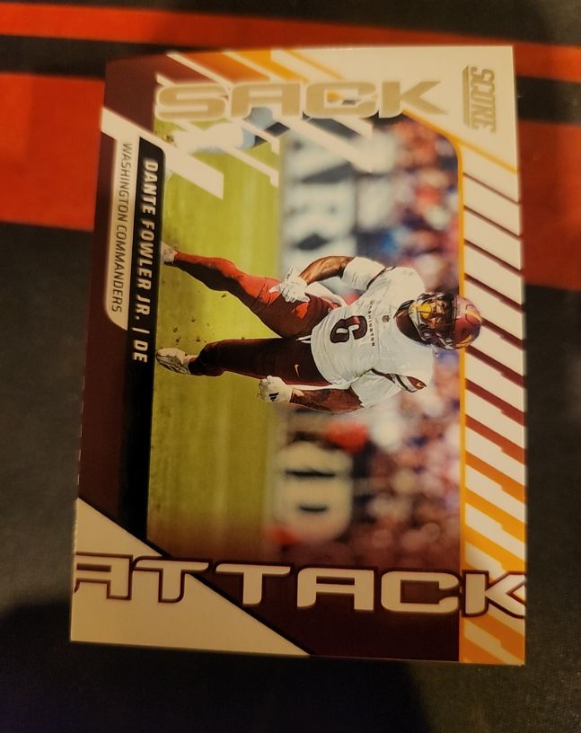 2025 Panini Score Sack Attack #14 Dante Fowler Jr. — front