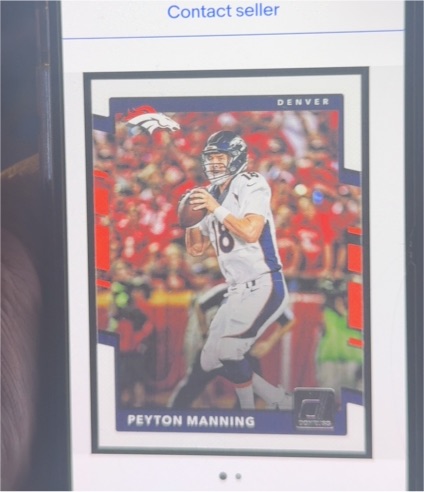2017 Donruss #217 Peyton Manning Denver Broncos — front
