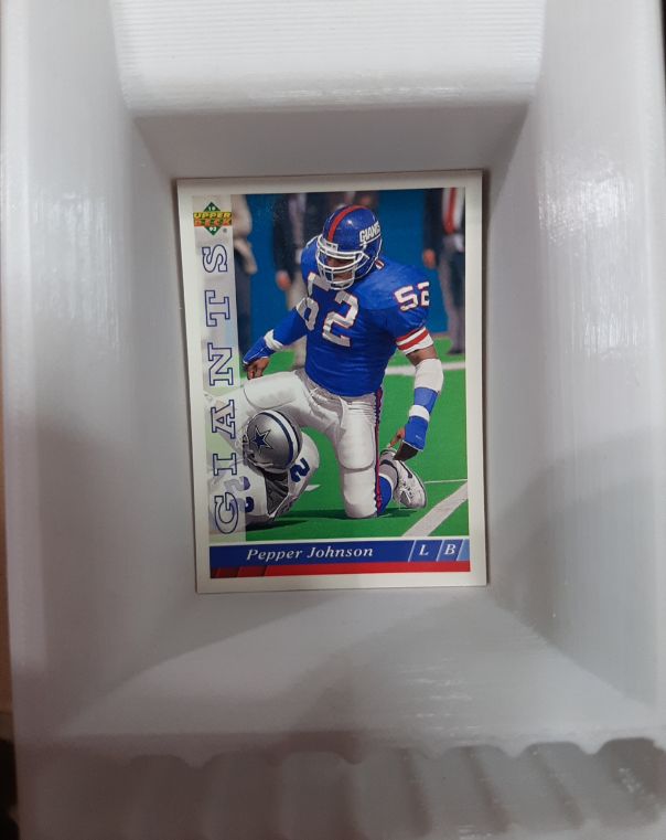 1993 Upper Deck #52 Pepper Johnson — front
