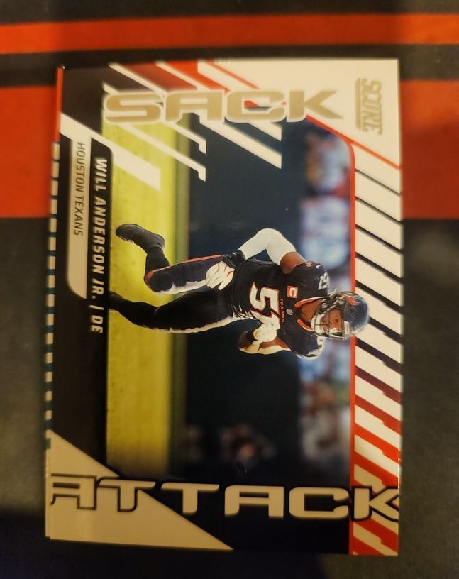 2025 Panini Score Sack Attack Will Anderson Jr. — front