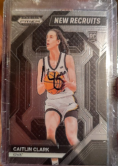 2024 Panini Prizm Draft Picks #14 Caitlin Clark New Recruits Rookie — front