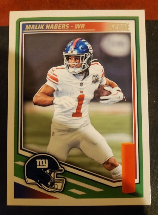 2025 Panini Score #105 Malik Nabers — front