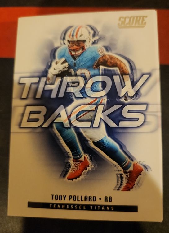 2022 Score Throwbacks #R8 Tony Pollard — front