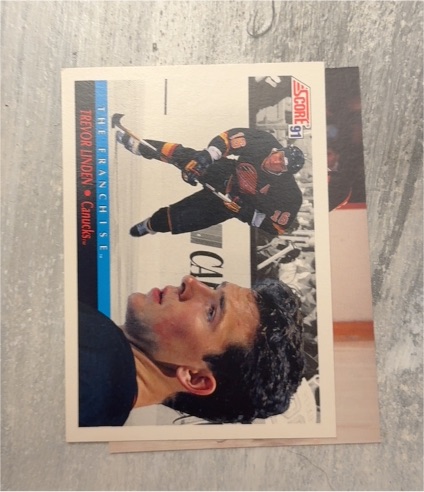 1991 Score #91 Trevor Linden — front