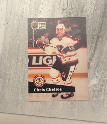 1990 Pro Set #426 Chris Chelios — front