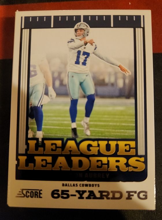 2022 Score League Leaders LL-17 Dak Prescott — front