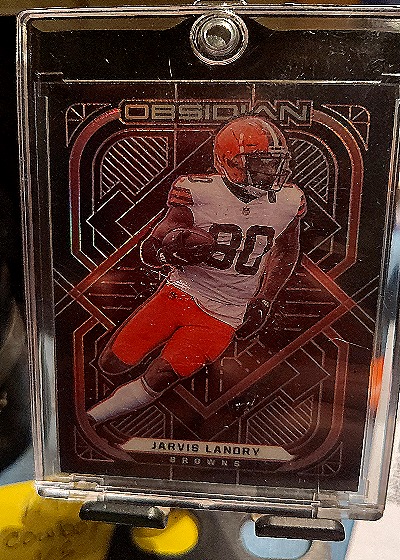 2017 Panini Obsidian #80 Jarvis Landry — front