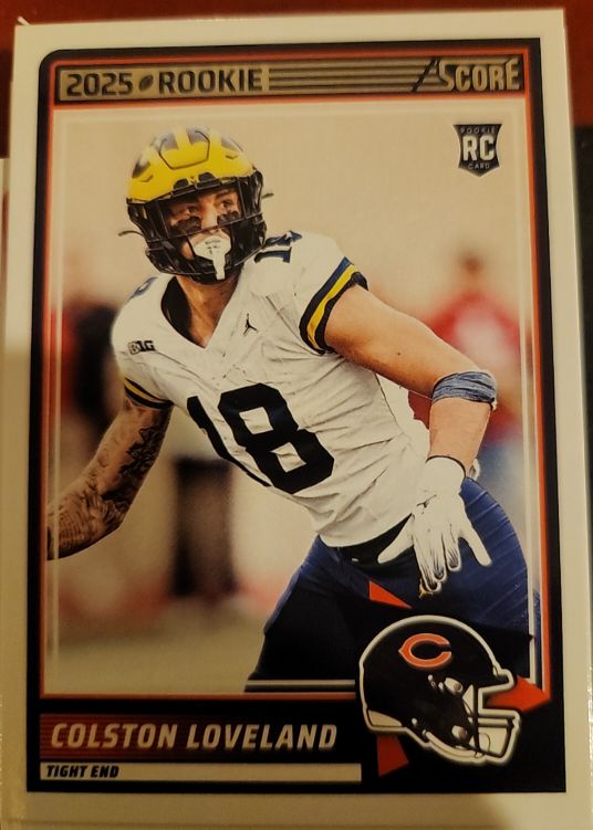 2025 Score Rookie Colston Loveland — front