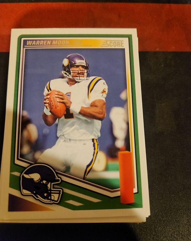 1984 Score #62 Warren Moon — front