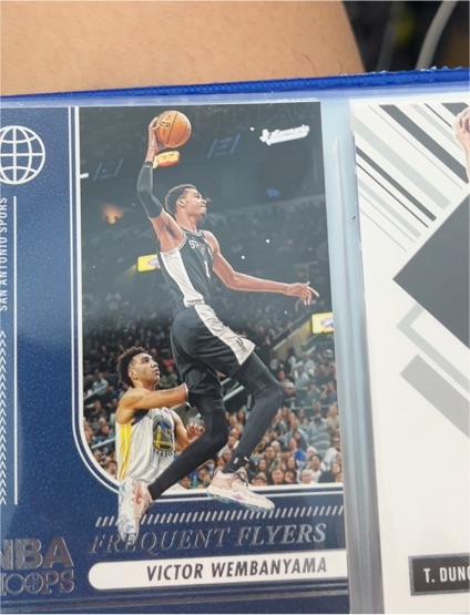 2023 Panini NBA Hoops Frequent Flyers Victor Wembanyama — front