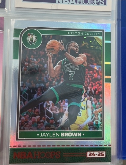 2024 Panini NBA Hoops #24-25 Jaylen Brown — front