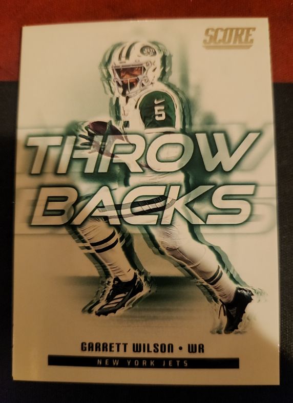 2022 Score Throwbacks #TB-1 Garrett Wilson — front