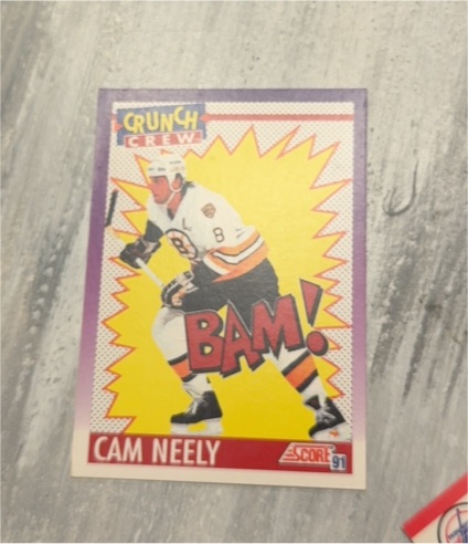 1991 Score Crunch Crew BAM! Cam Neely — front