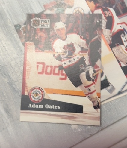 1990 Pro Set #30 Adam Oates — front