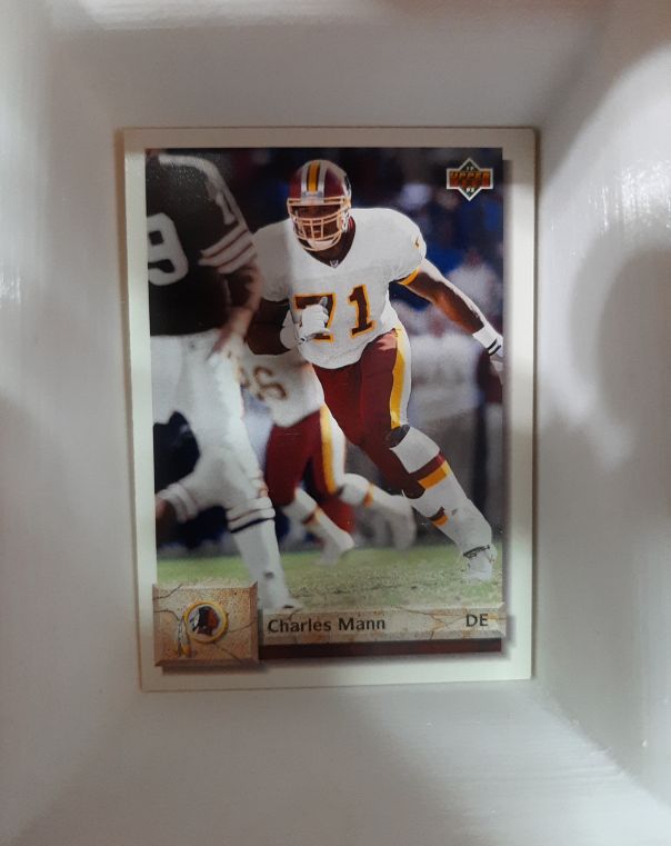 1991 Upper Deck #71 Charles Mann — front