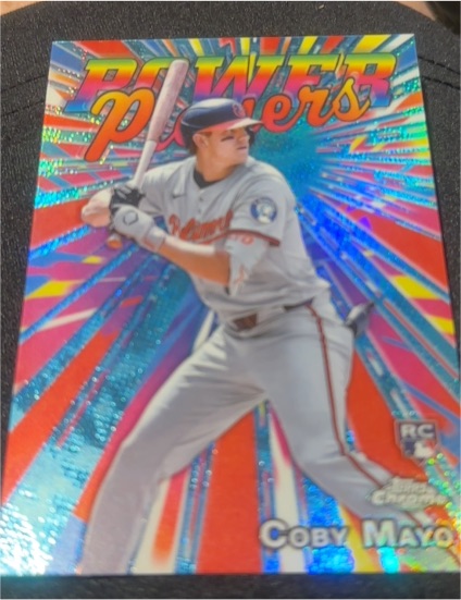 2021 Topps Chrome Power Players #PP-1 Coby Mayo — front