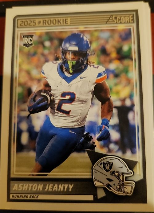 2025 Score Rookie Ashton Jeanty — front