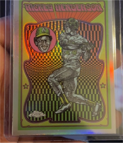 2022 Topps Chrome Rickey Henderson #TC-22 — front