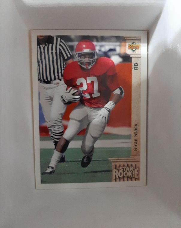 1991 Upper Deck Star Rookie Siran Stacy — front