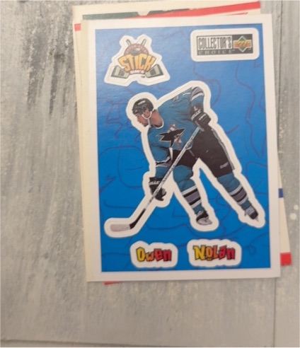 1994 Upper Deck Collector's Choice Stick S1 Owen Nolan — front