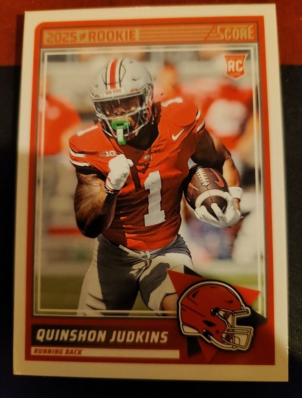 2025 Score Rookie Quinshon Judkins — front
