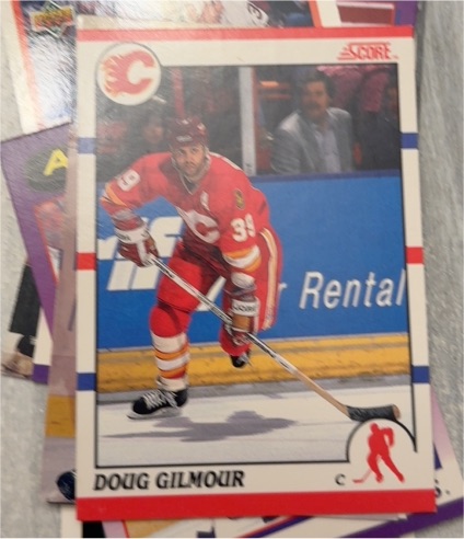 1990 Score #39 Doug Gilmour — front