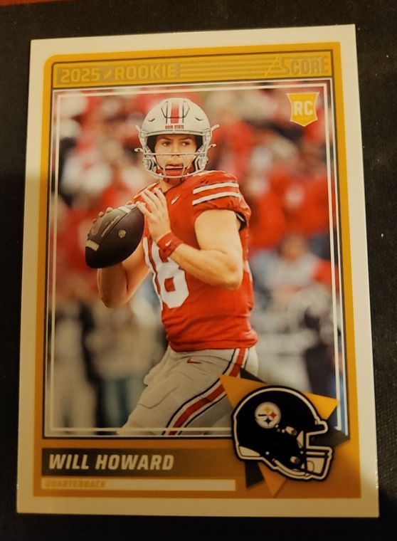 2025 Score Will Howard Rookie Card — front