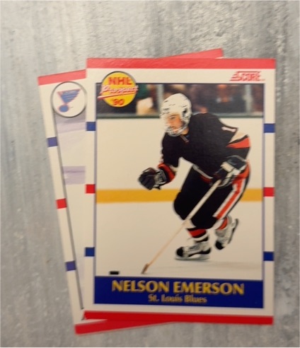 1990 Score #30 Nelson Emerson — front