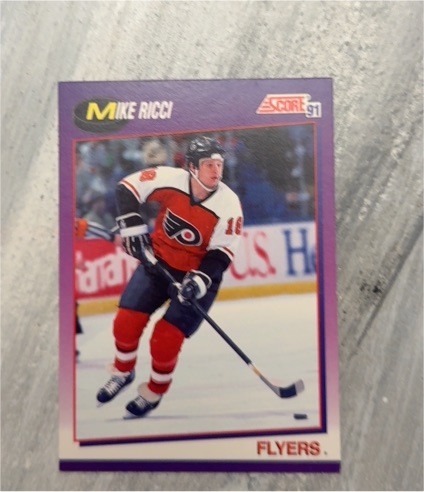 1991 Score #91 Mike Ricci — front