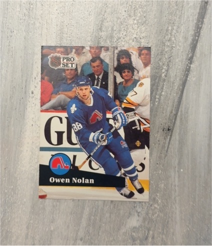 1990 Pro Set #88 Owen Nolan — front
