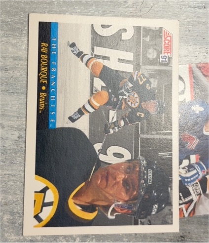 1991 Score #91 Ray Bourque — front