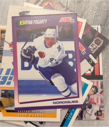 1991 Score #91 Bryan Fogarty — front
