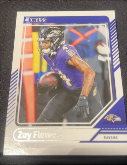 2023 Donruss #Zay Flowers Baltimore Ravens — front