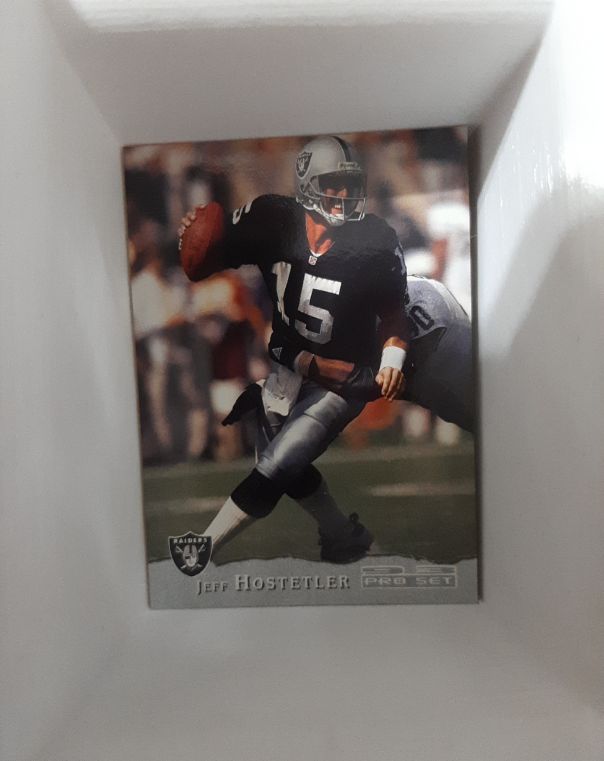 1991 Pro Set #15 Jeff Hostetler — front