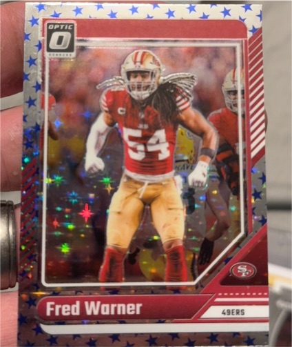 2020 Donruss Optic #54 Fred Warner — front