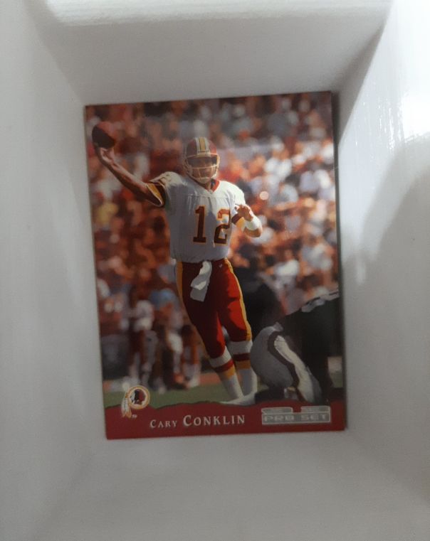 1990 Pro Set #12 Cary Conklin — front