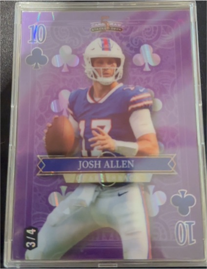 2022 Panini Card Raw Stackhouse #10 Josh Allen — front