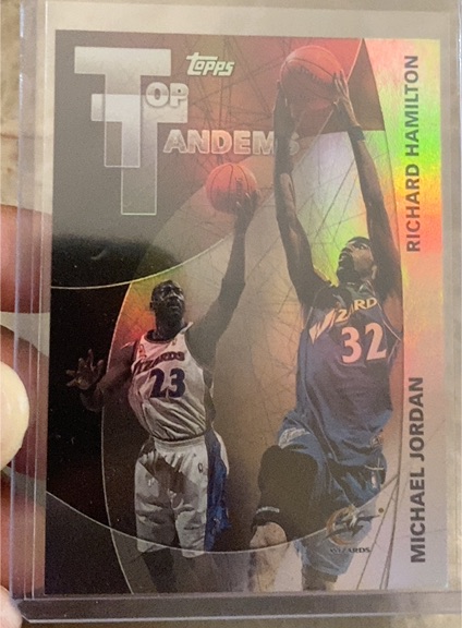 1997 Topps Top Tandem #TT1 Michael Jordan / Richard Hamilton — front
